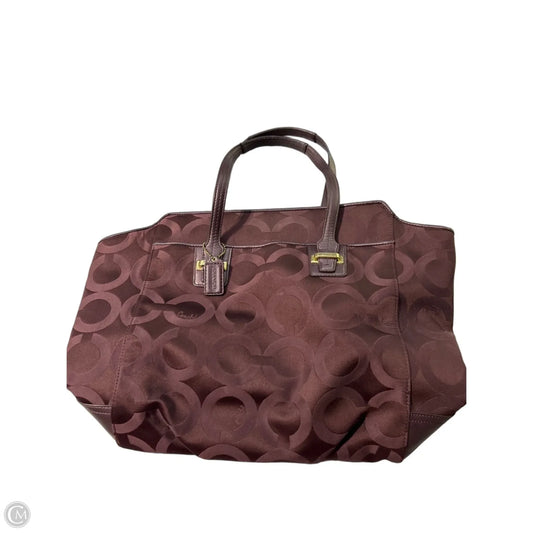Handbag Designer By Coach, Size: Large