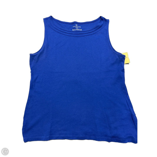 Tank Top By Talbots In Blue, Size: Lp