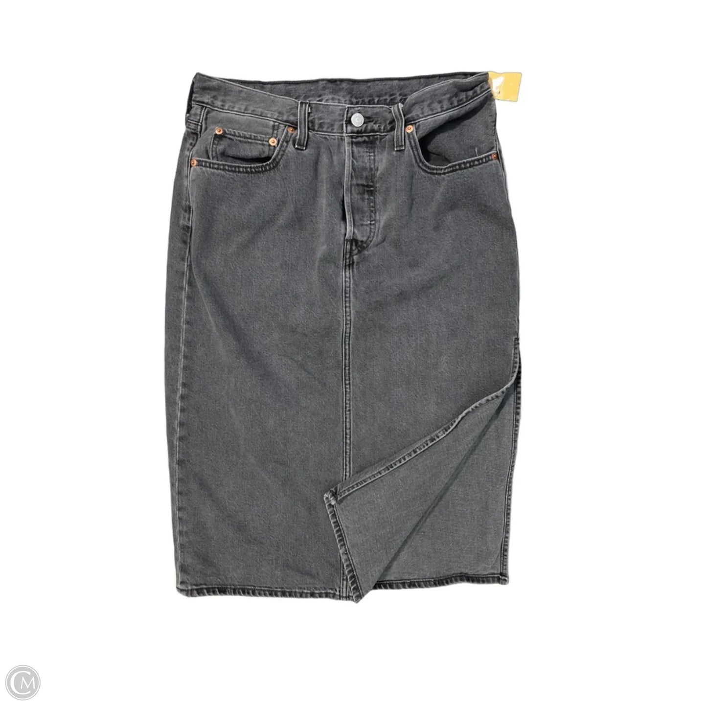 Skirt Midi By Levis In Black, Size: 10