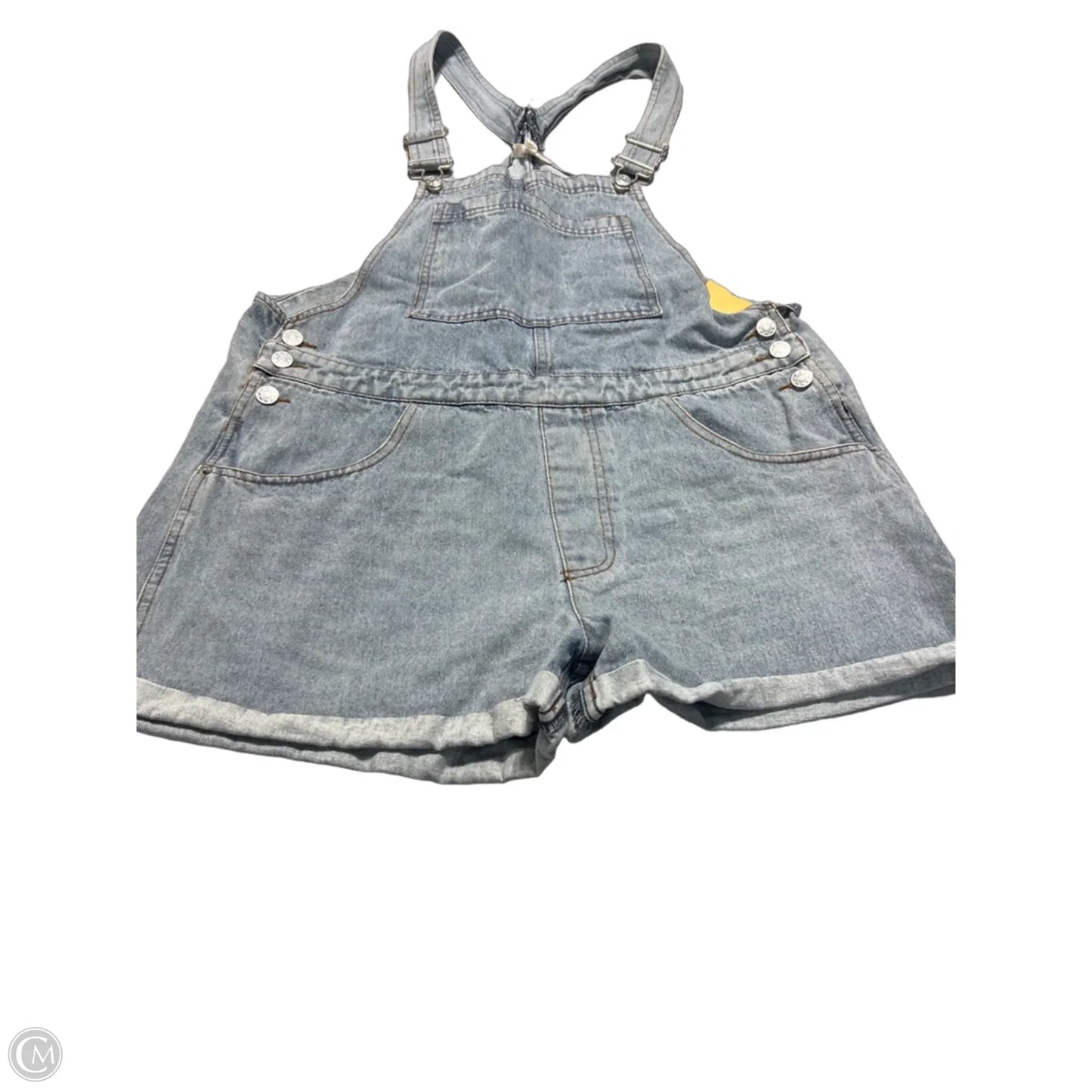 Shortalls By Promesa In Blue Denim, Size: M