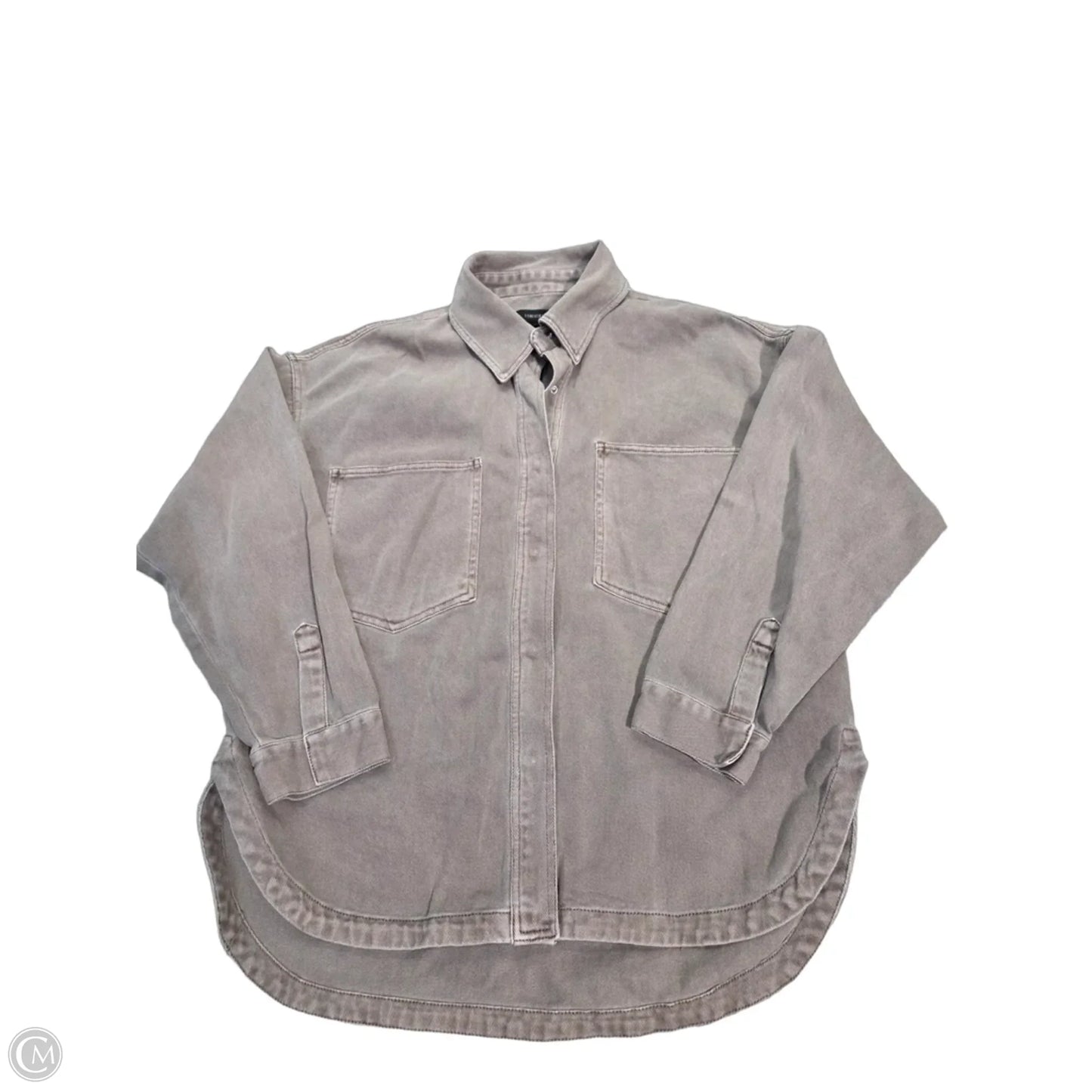 Jacket Denim By Forever 21 In Brown, Size: M