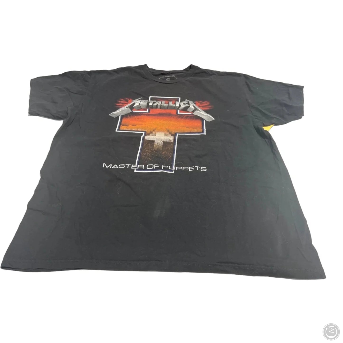 Top Short Sleeve By Cmf In Black, Size: 2x