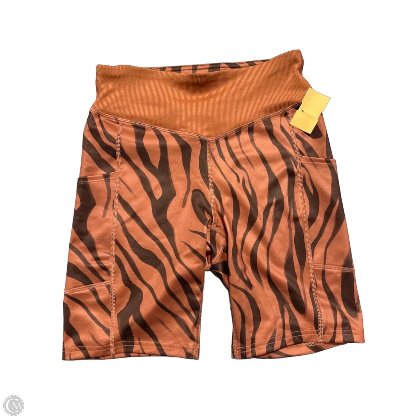 Athletic Shorts By Tek Gear In Orange, Size: S