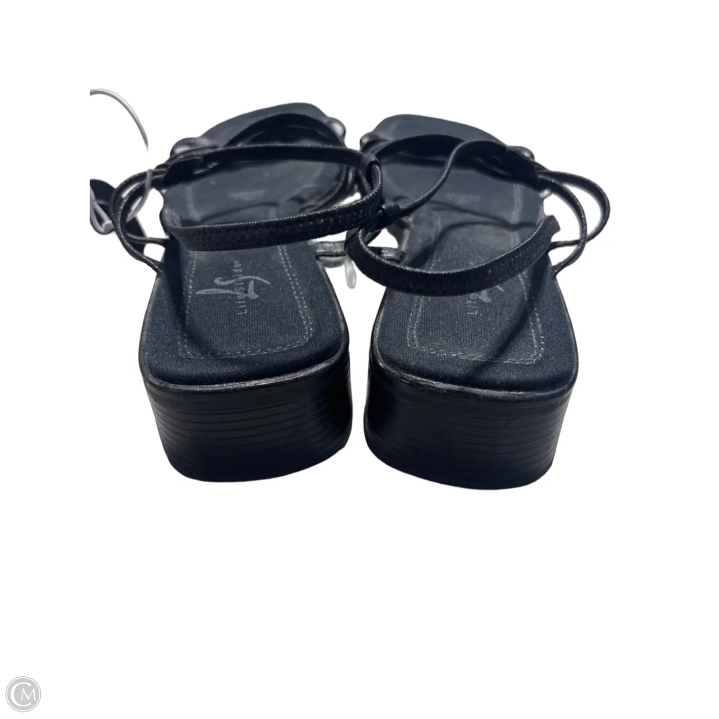 Sandals Flats By Life Stride In Navy, Size: 9