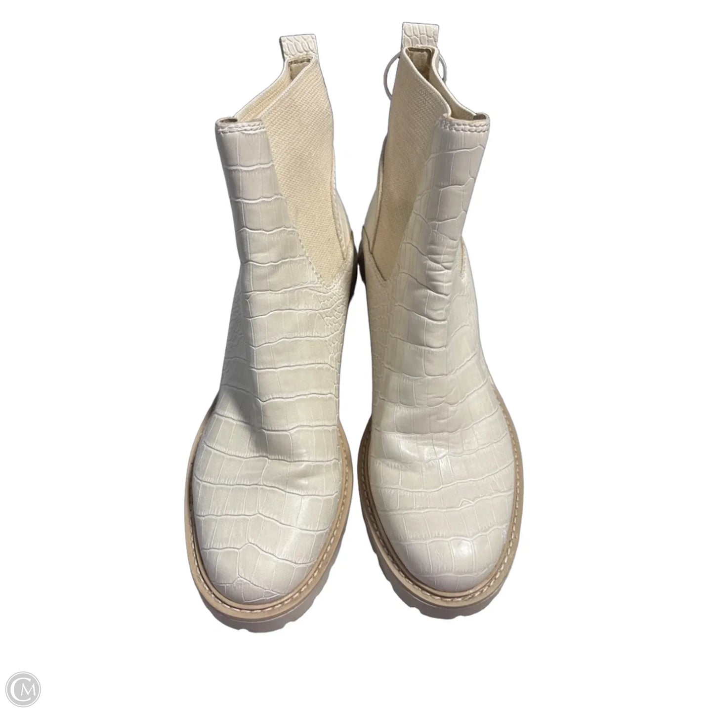 Boots Ankle Flats By Dolce Vita In Cream, Size: 9.5