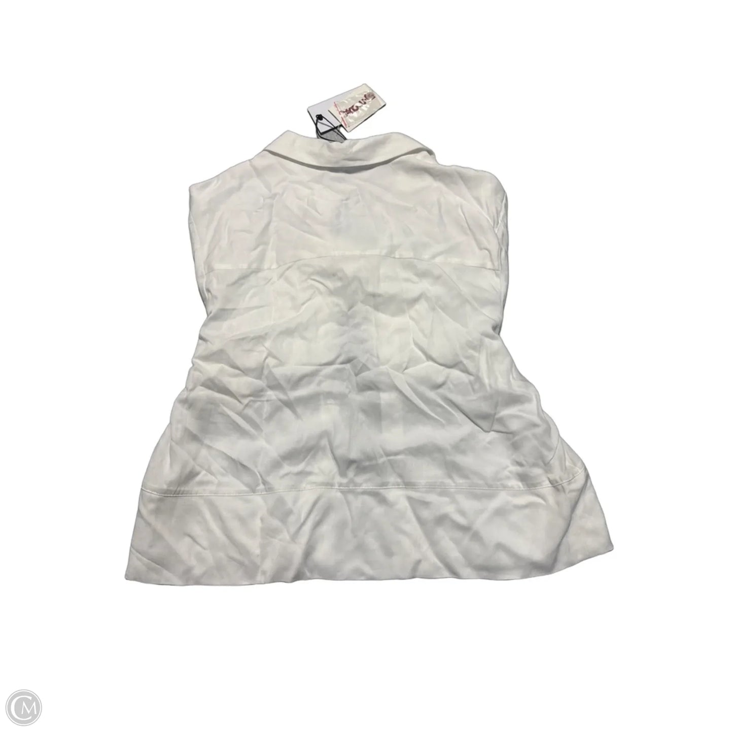 Top Short Sleeve By Rose And Olive In White, Size: L