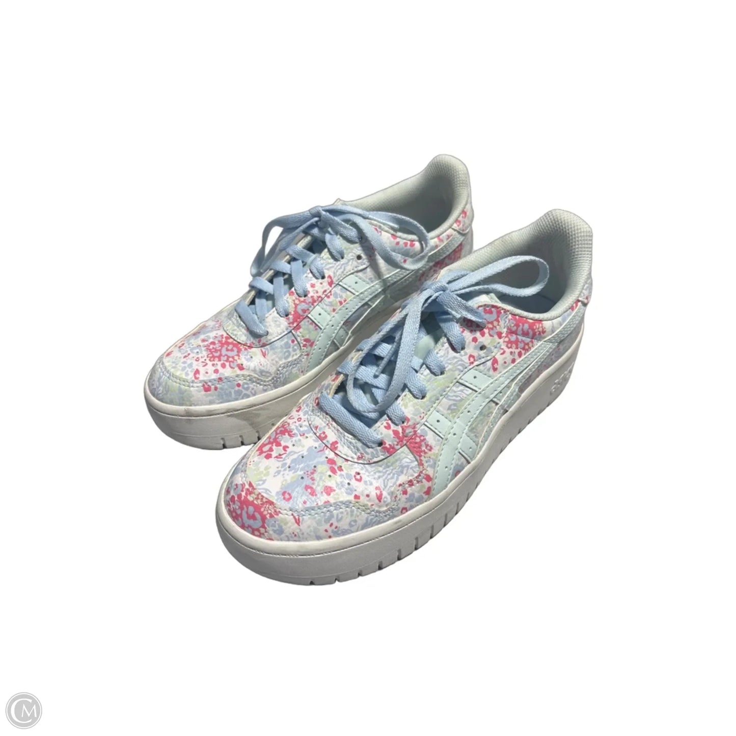 Shoes Sneakers By Asics In Geometric Pattern, Size: 8