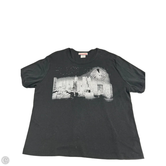 Top Short Sleeve Basic By Cmc In Black, Size: 2x