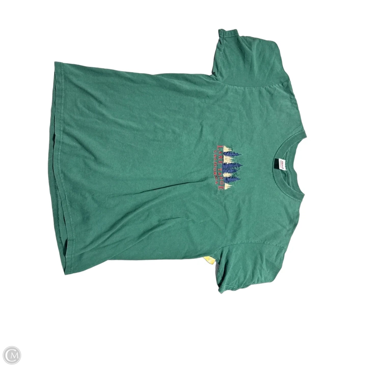 Top Short Sleeve Basic By Anvil In Green, Size: Xl
