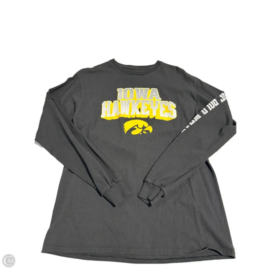 Top Long Sleeve By Cme In Black, Size: M