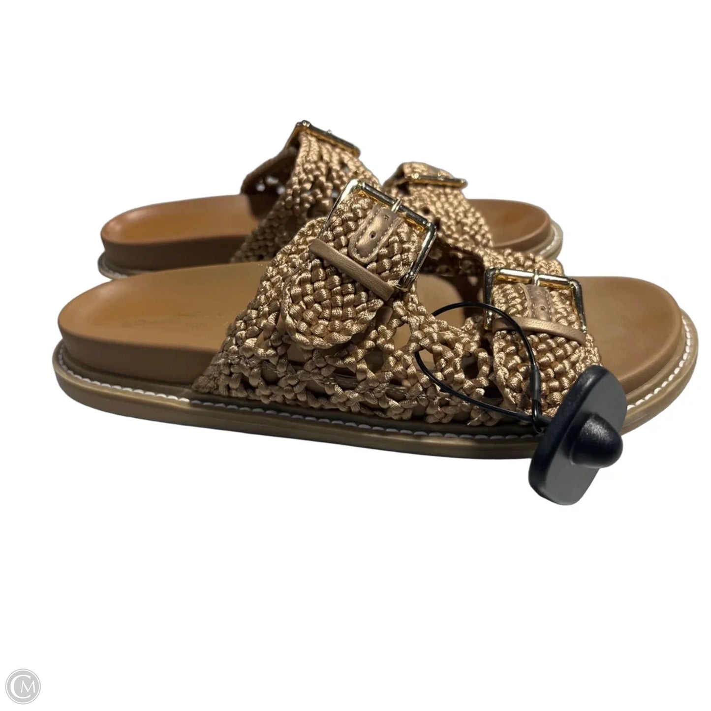 Sandals Flats By Universal Thread In Gold, Size: 8.5