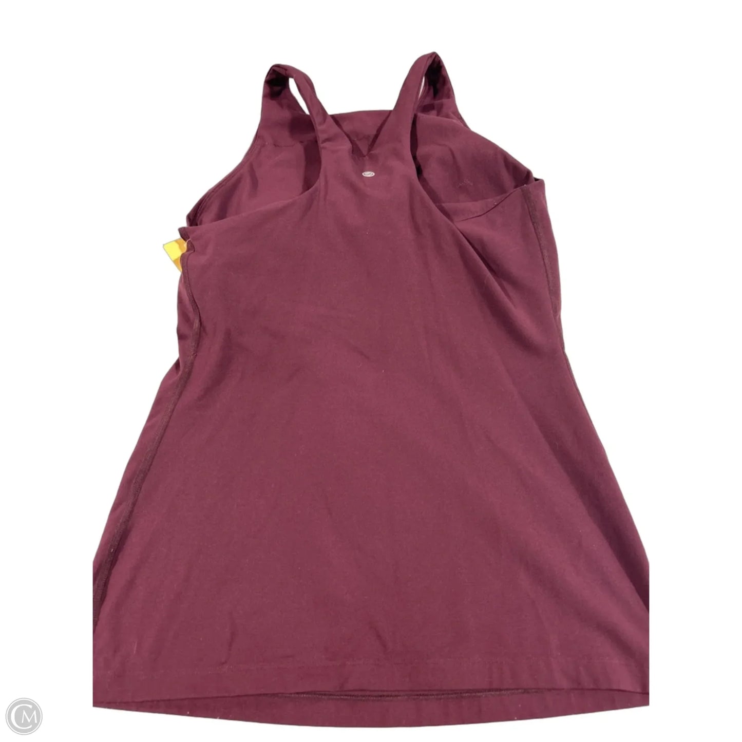 Athletic Tank Top By Crz Yoga In Maroon, Size: S