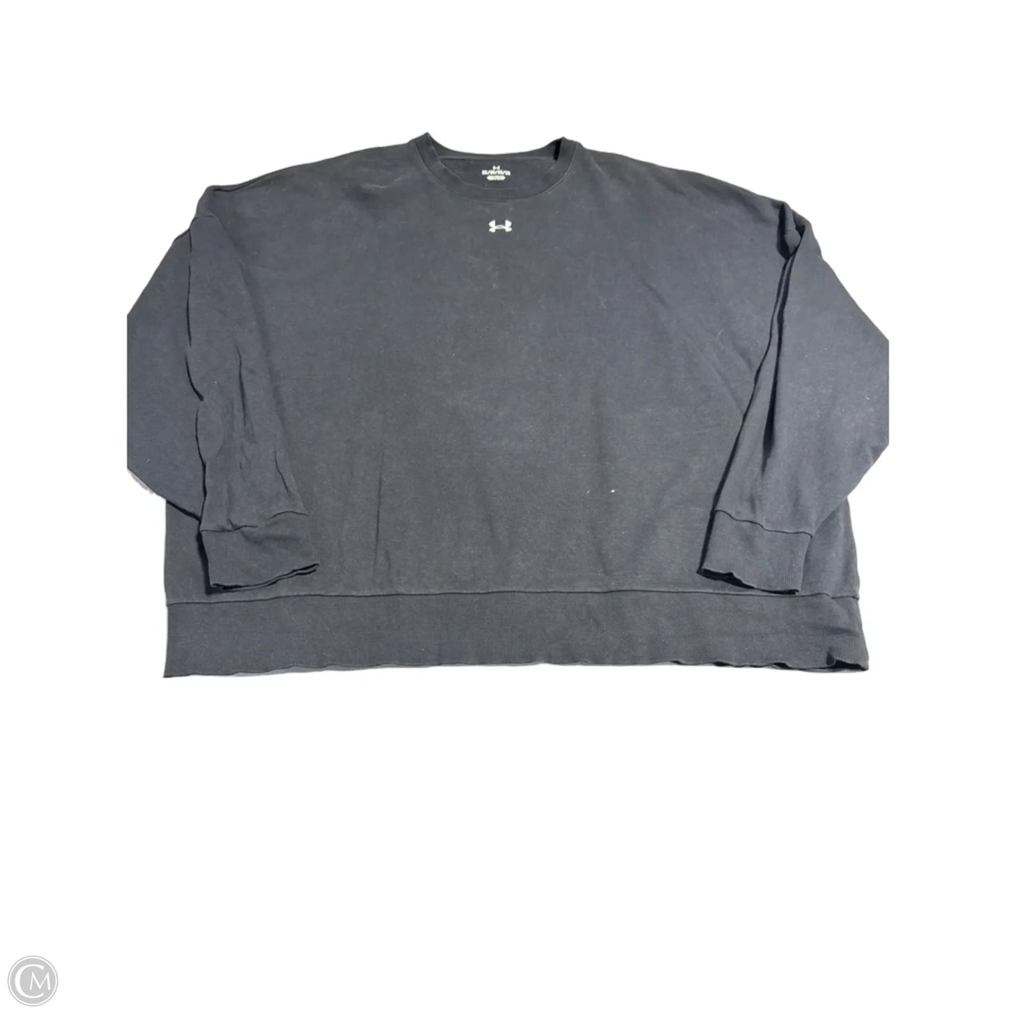 Sweatshirt Crewneck By Under Armour In Black, Size: 2x