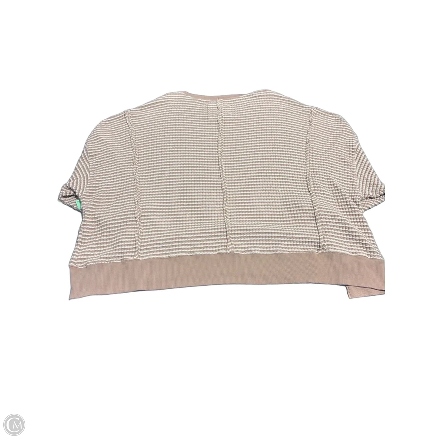 Sweater By American Eagle In Tan & White, Size: Xxl