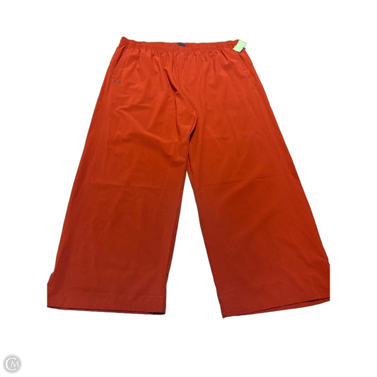 Athletic Pants By Under Armour In Orange, Size: 2x