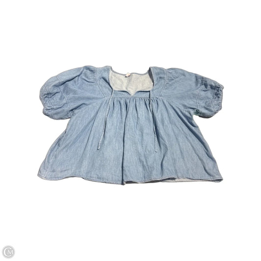 Top Short Sleeve By Old Navy In Blue, Size: 2x
