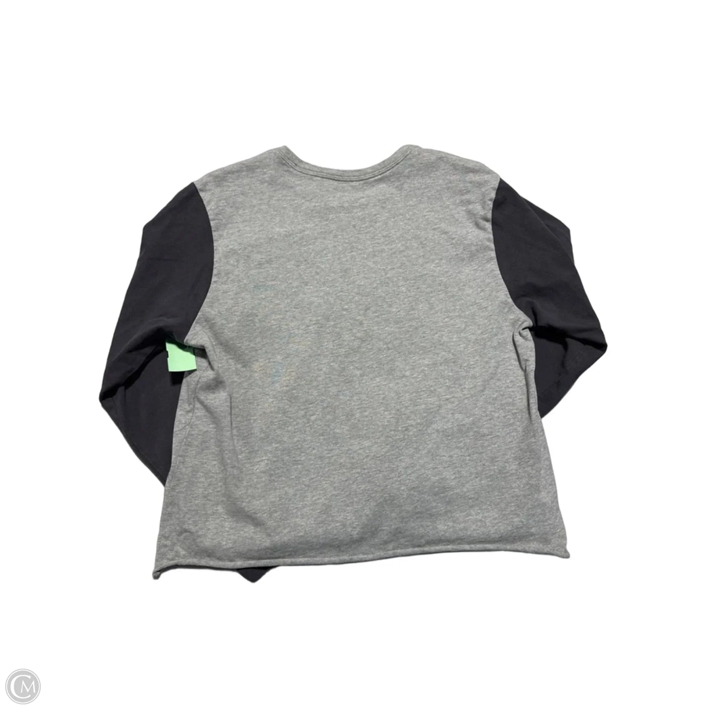 Top Long Sleeve By Nike In Grey, Size: L
