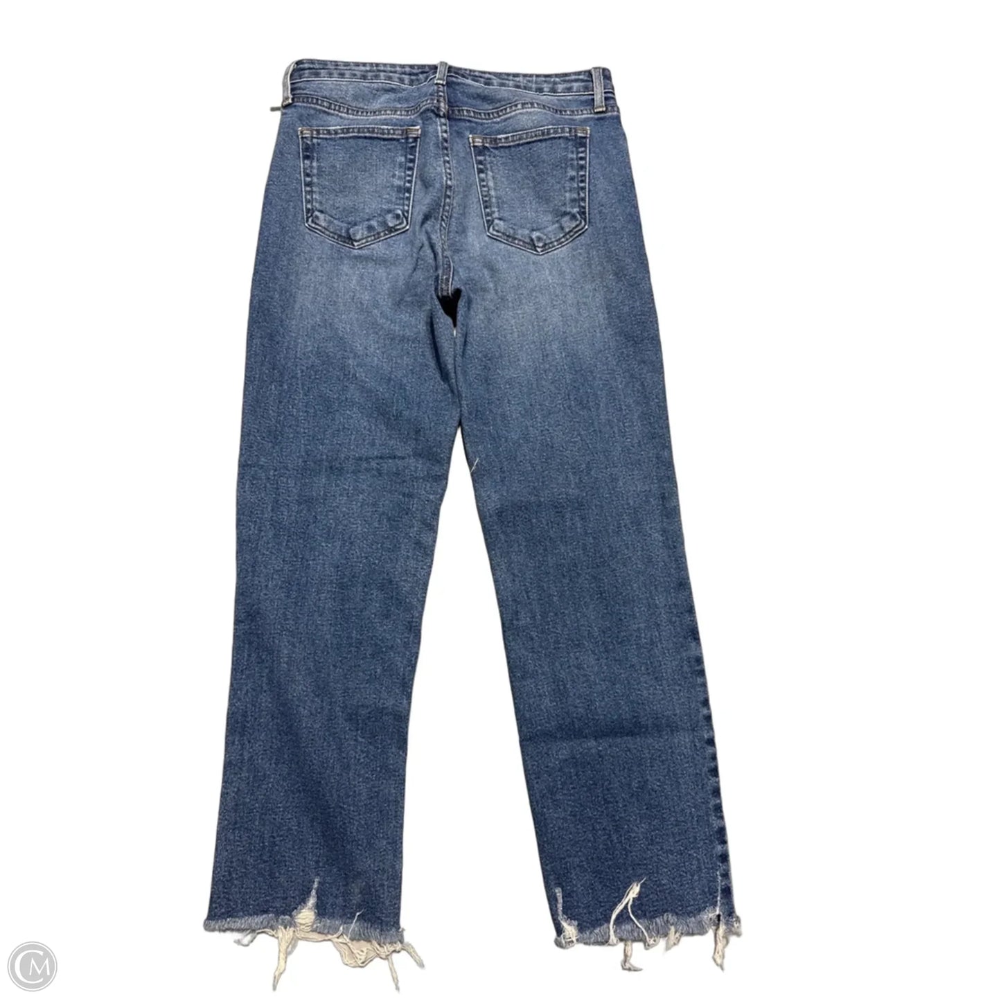 Jeans Straight By Just Black In Blue Denim, Size: 6