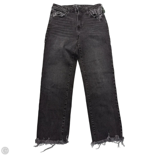Jeans Straight By Just Black In Black, Size: 6