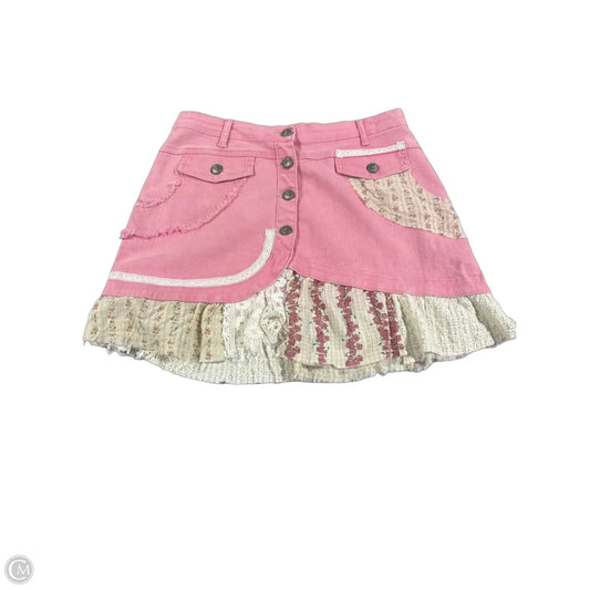 Skirt Mini & Short By Pol In Pink, Size: 8