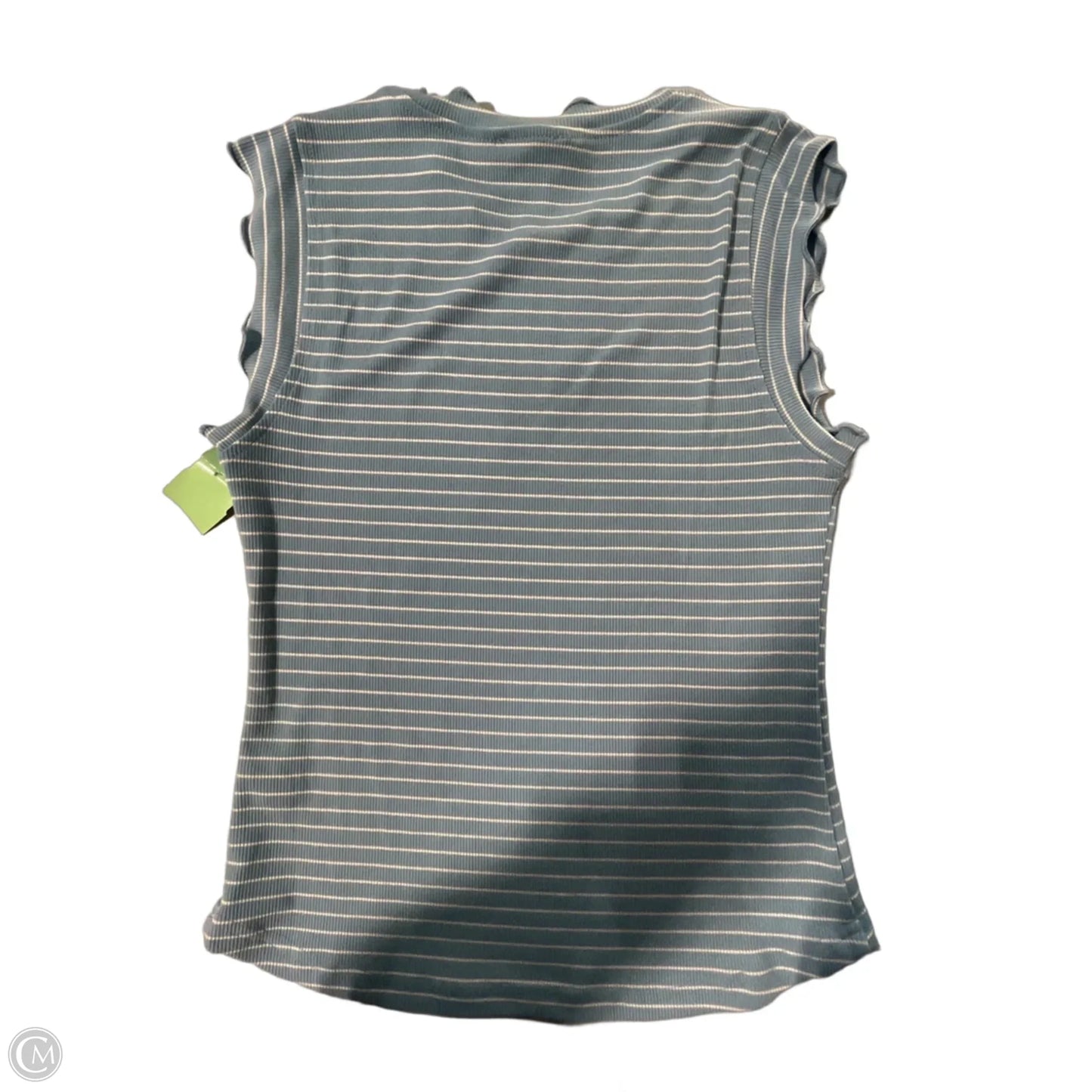 Top Sleeveless By La Miel In Blue & White, Size: S