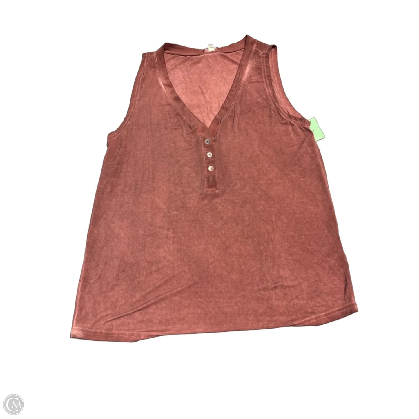 Tank Top By Pol In Red, Size: M