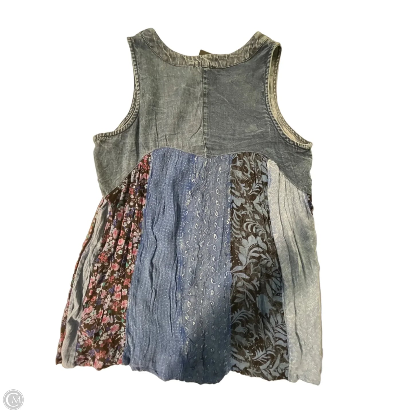 Tank Top By Cmc In Blue, Size: M