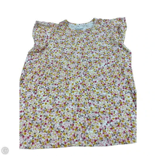 Top Short Sleeve By Torrid In Pink & Yellow, Size: 2x