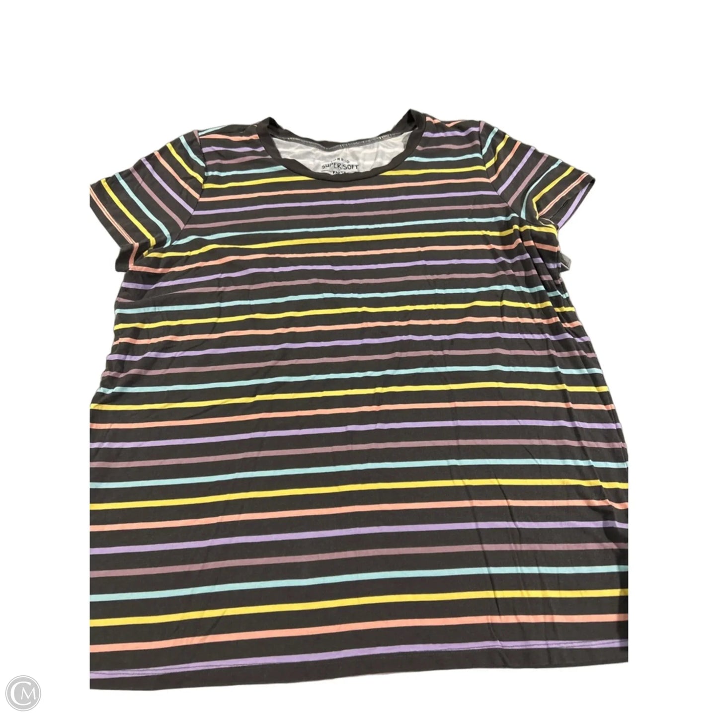 Top Short Sleeve By Torrid In Grey, Size: 2x