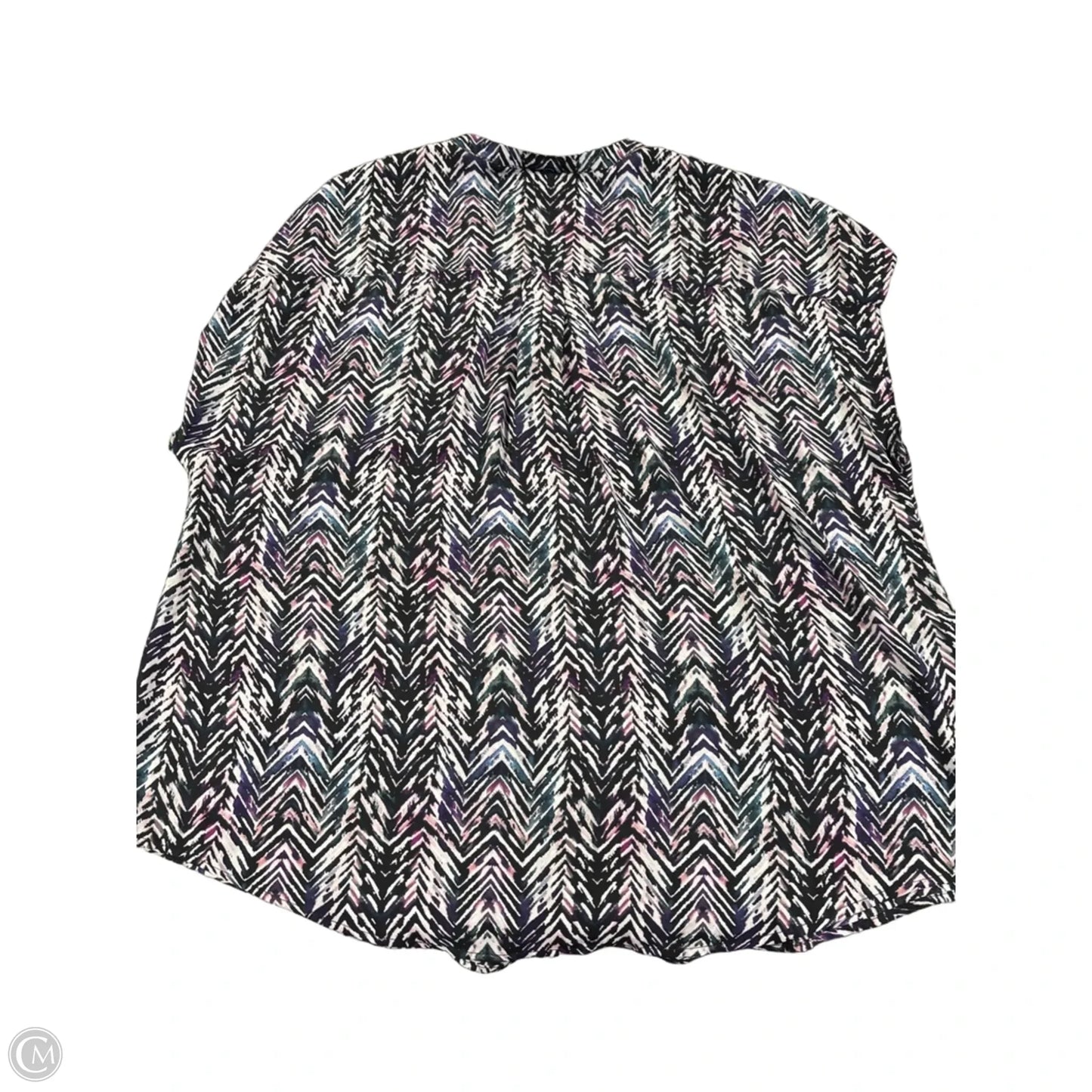 Top Sleeveless By Torrid In Black & Purple, Size: 2x
