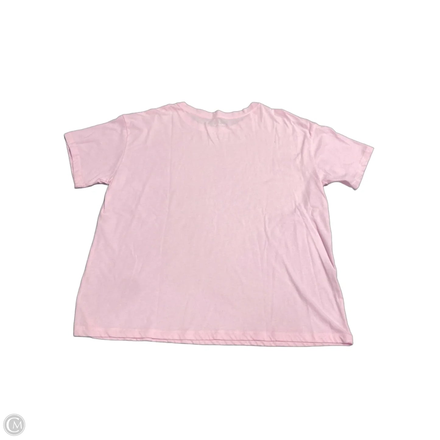 Top Short Sleeve Basic By Joyspun In Pink, Size: M