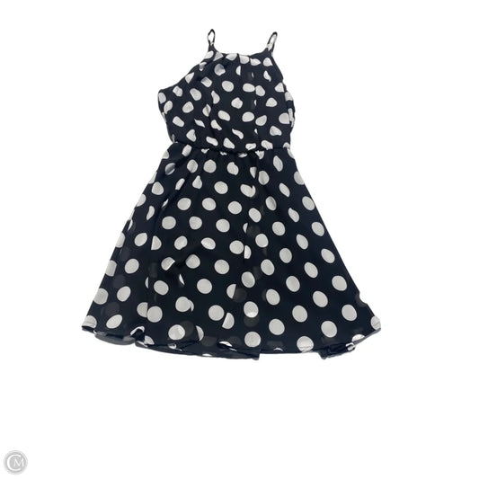 Dress Casual Short By Mi Ami In Polkadot Pattern, Size: L
