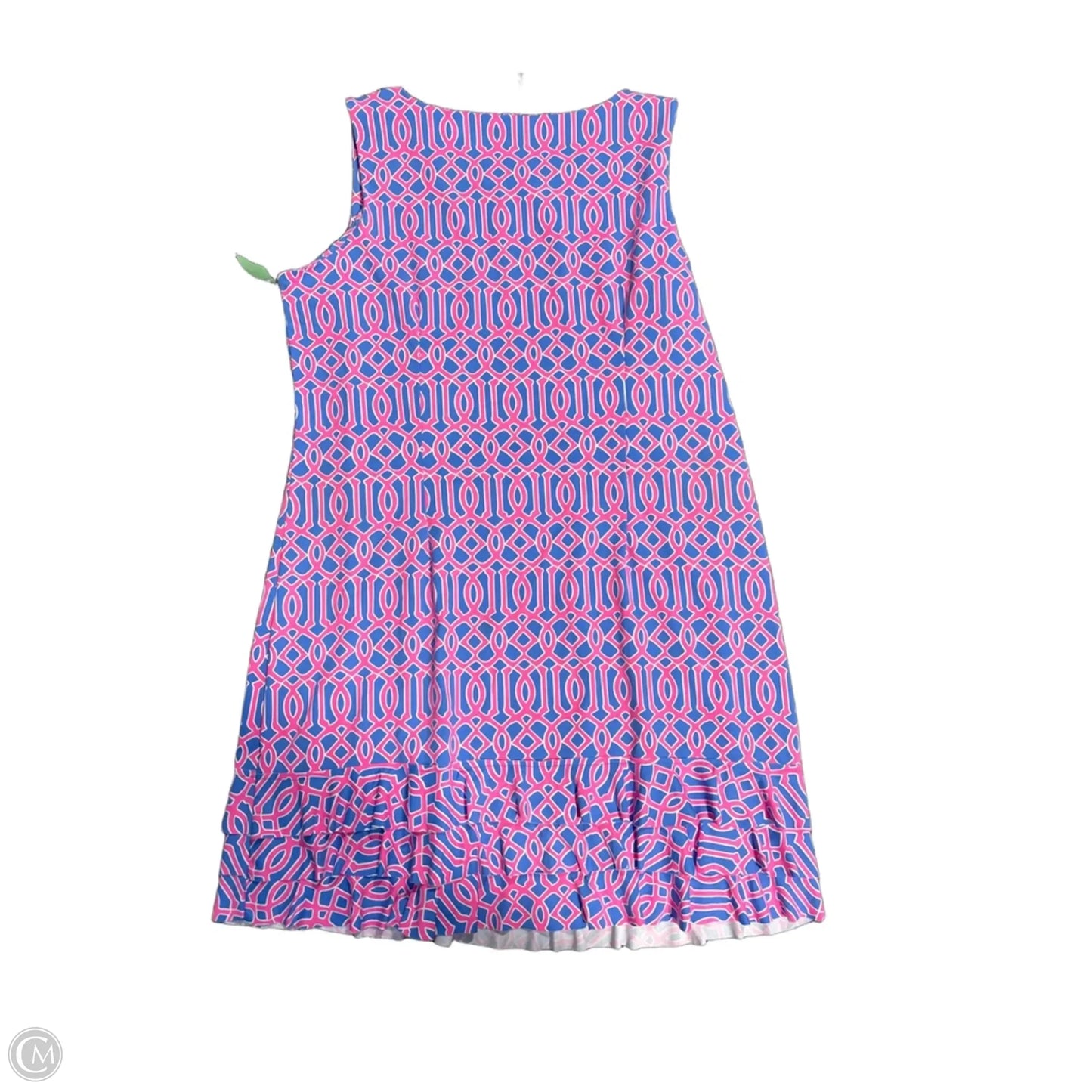 Dress Casual Short By Lulu B In Blue & Pink, Size: L