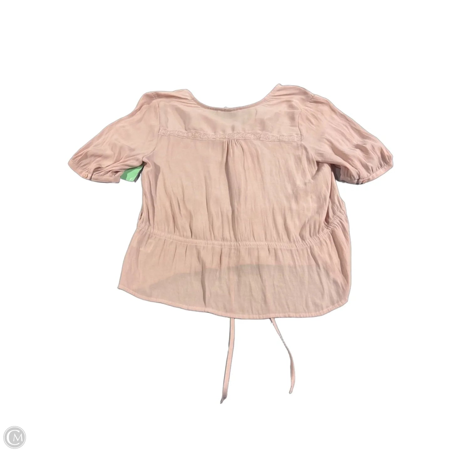Top Short Sleeve By Treasure And Bond In Pink, Size: S