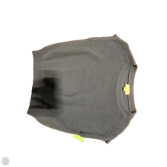 Sweater Short Sleeve By Loft In Navy, Size: S