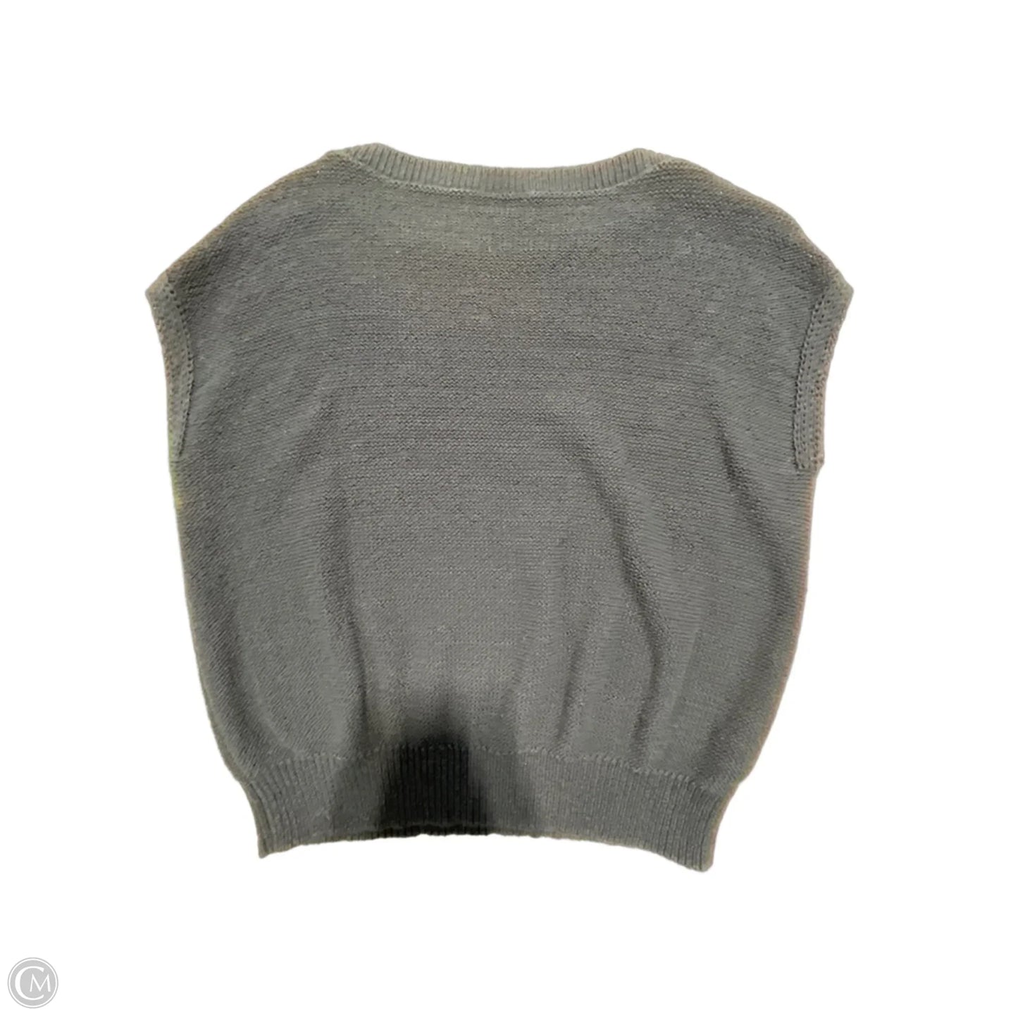 Sweater Short Sleeve By Loft In Navy, Size: S