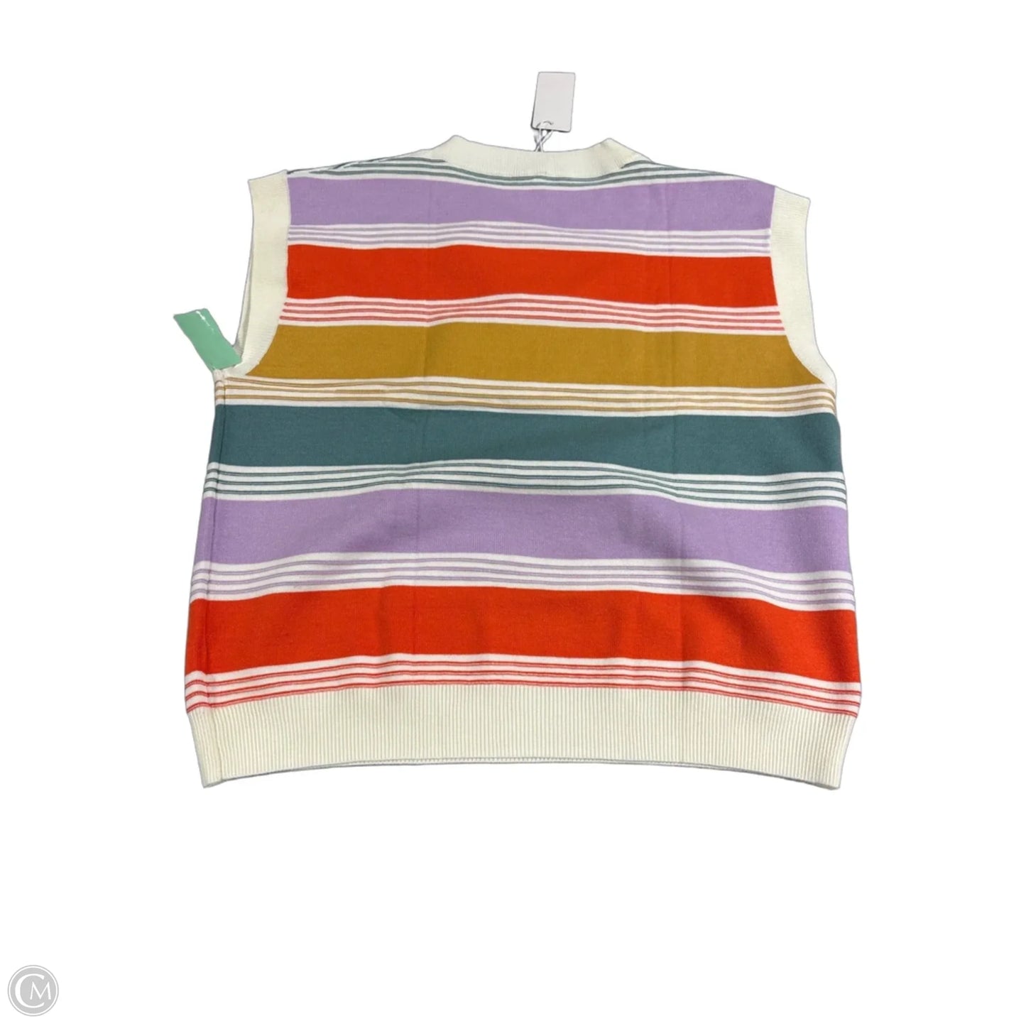 Top Short Sleeve By Cmc In Striped Pattern, Size: Xl