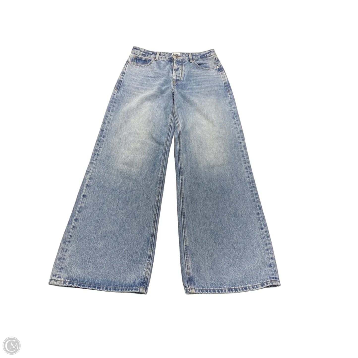 Jeans Wide Leg By Cmc In Blue Denim, Size: 4