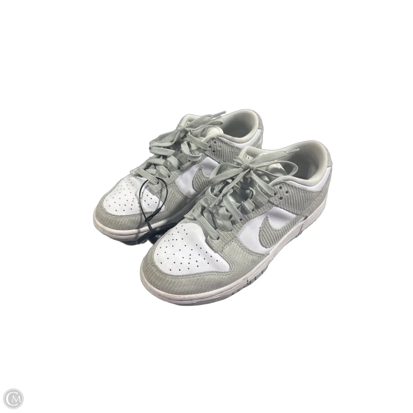 Shoes Sneakers By Nike In Green & White, Size: 8.5