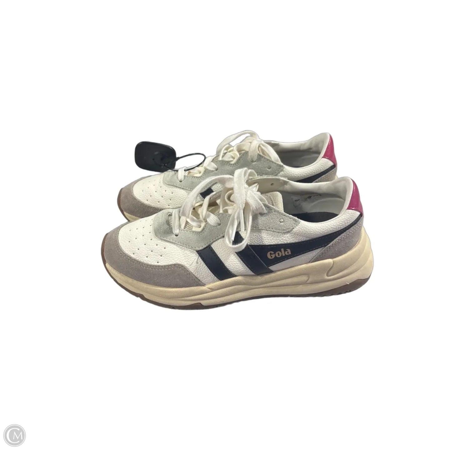 Shoes Sneakers By Gola In Grey & White, Size: 8