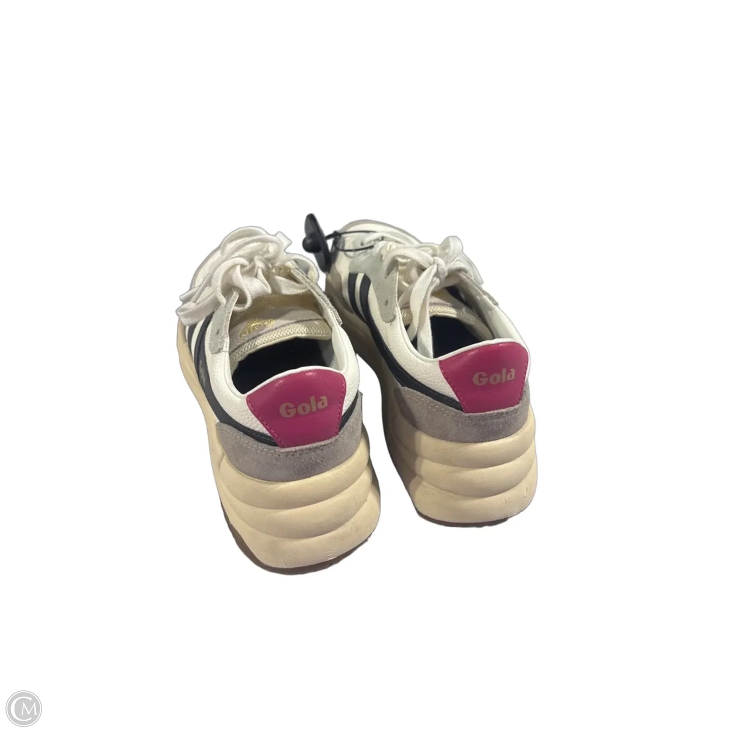 Shoes Sneakers By Gola In Grey & White, Size: 8