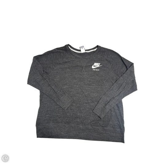 Top Long Sleeve By Nike In Black, Size: 2x