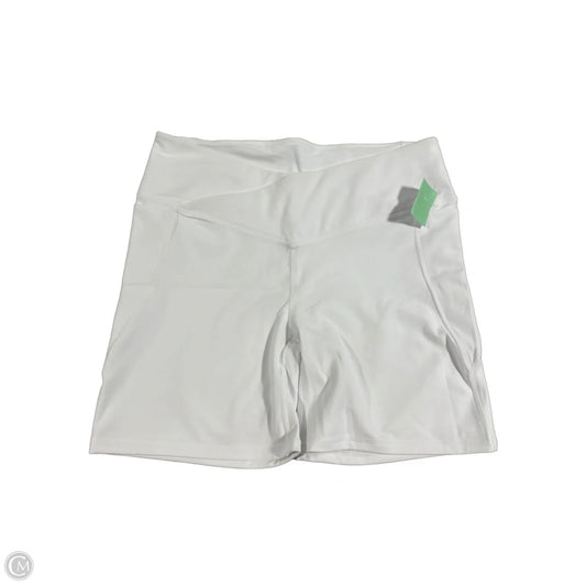Athletic Shorts By Fabletics In White, Size: Xl