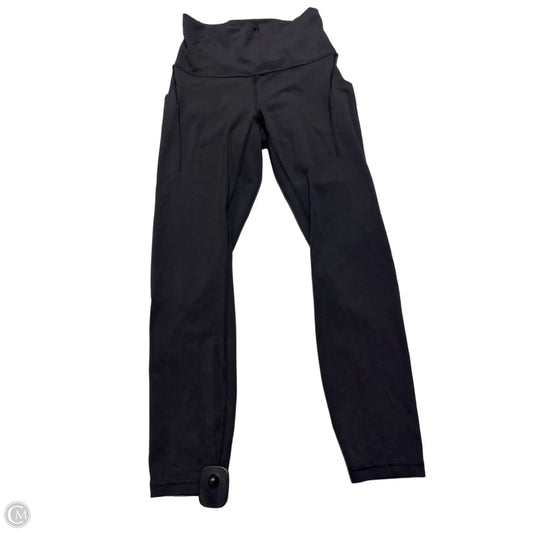 Athletic Leggings By Lululemon In Black, Size: 6