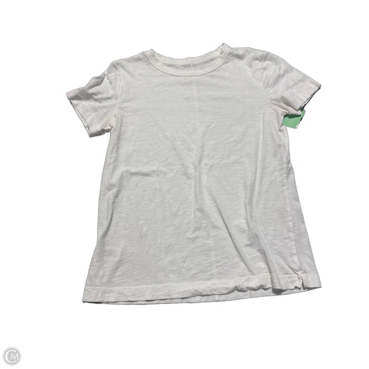 Top Short Sleeve Basic By Loft In White, Size: Xs