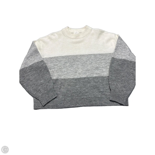Sweater By H&m In Grey & White, Size: S