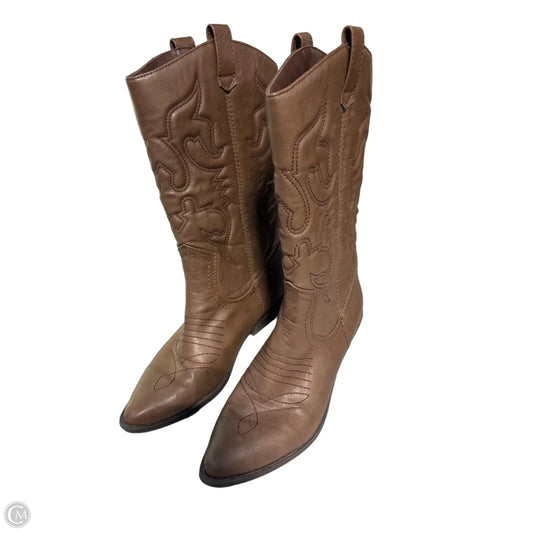 Boots Western By Soda In Brown, Size: 8