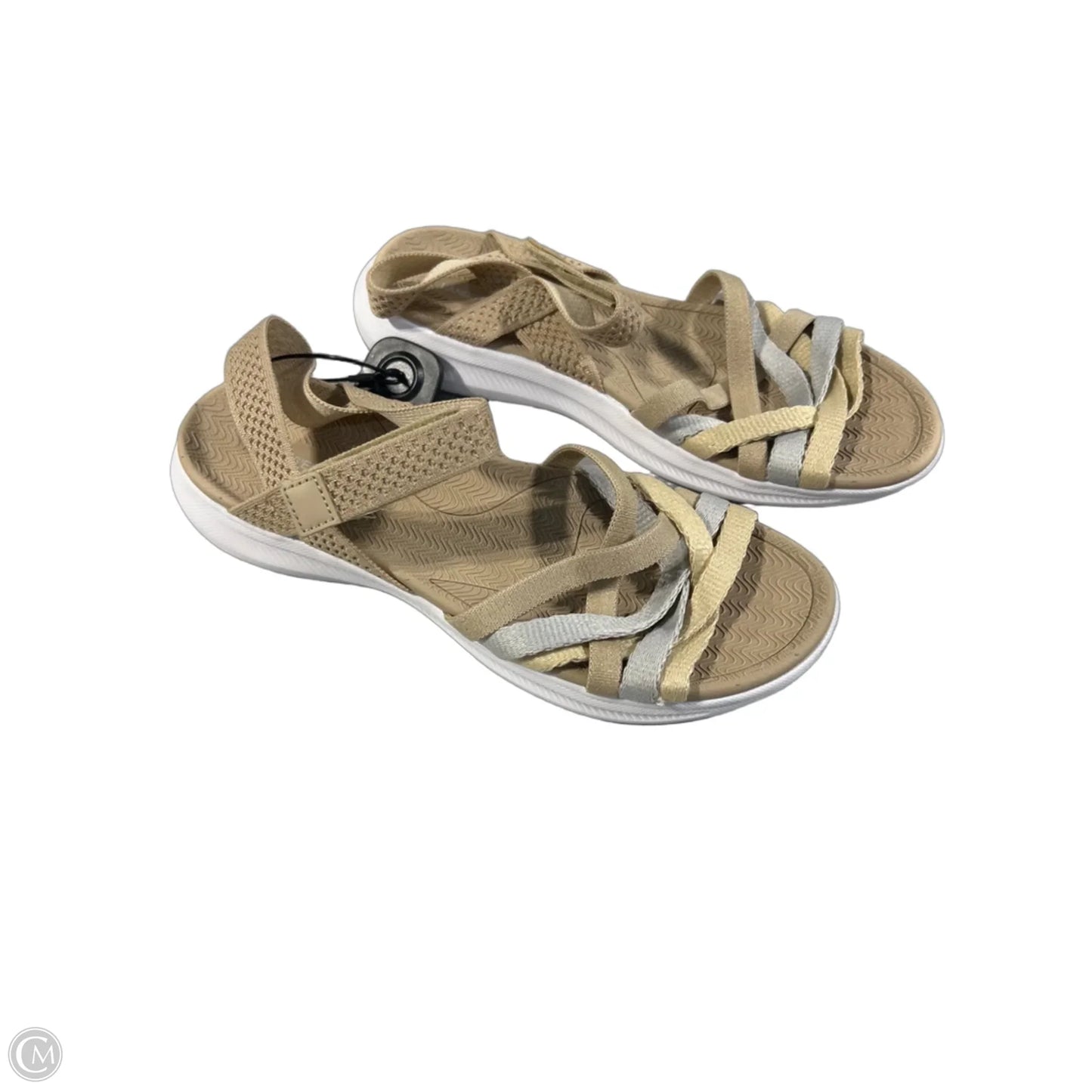 Sandals Flats By Lands End In Tan, Size: 11
