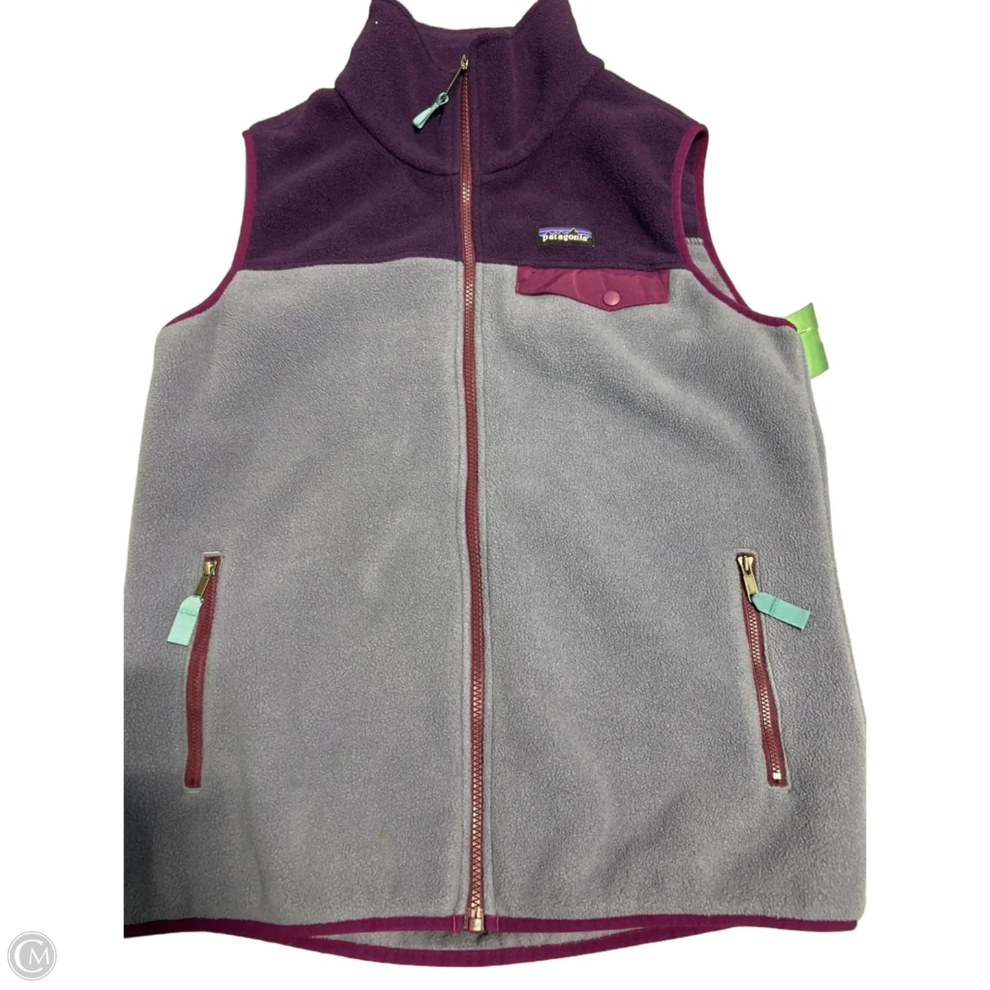 Vest Fleece By Patagonia In Purple, Size: L