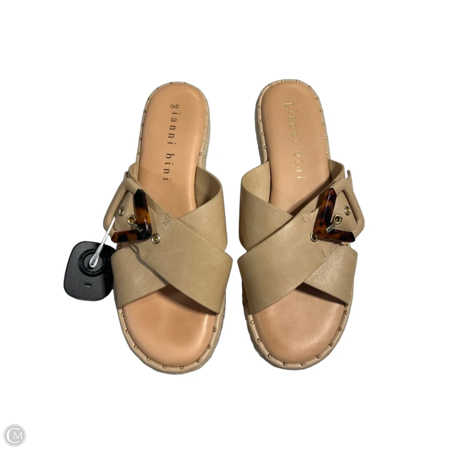 Sandals Flats By Gianni Bini In Tan, Size: 8.5